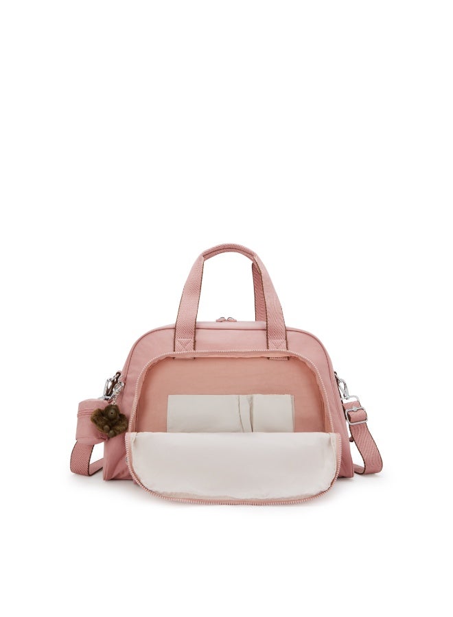 kipling Camama Baby Handbag with Changing Mat for Women Large Memory Pink - Image 5