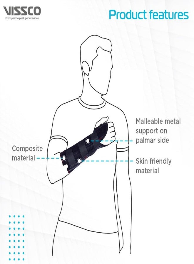 VISSCO Elastic Wrist & Forearm Splint, pack of 1 - Image 3