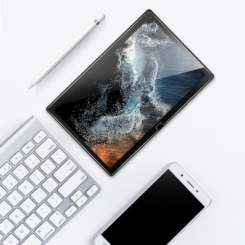 SPARIN 2 Pack Screen Protector for Galaxy Tab A8 10.5 inch 2022(SM-X200/X205/X207), Tempered Glass HD Clear Film for Samsung A8 Tablet, Anti Scratch S Pen Compatible and Case Friendly - Image 4