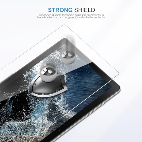 SPARIN 2 Pack Screen Protector for Galaxy Tab A8 10.5 inch 2022(SM-X200/X205/X207), Tempered Glass HD Clear Film for Samsung A8 Tablet, Anti Scratch S Pen Compatible and Case Friendly - Image 3