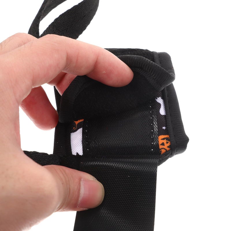 FAVOMOTO Adjustable Breathable Nylon Dog Muzzle Anti Biting Outdoor Mask Medium Size Printed Black Pattern For Puppies Small - Image 5
