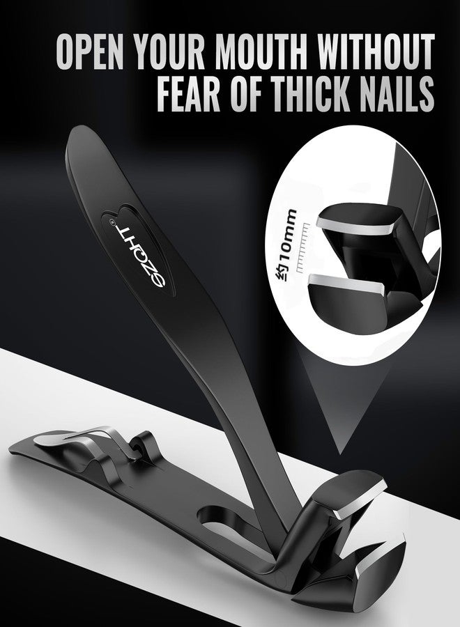 SZQHT Experience Nail Perfection: Premium Stainless Steel Nail Clippers Toenail Clipper with Ergonomic Design, Built-in Storage, and Heartfelt Gift Appeal - Image 4