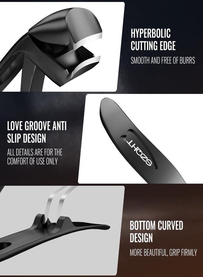 SZQHT Experience Nail Perfection: Premium Stainless Steel Nail Clippers Toenail Clipper with Ergonomic Design, Built-in Storage, and Heartfelt Gift Appeal - Image 3