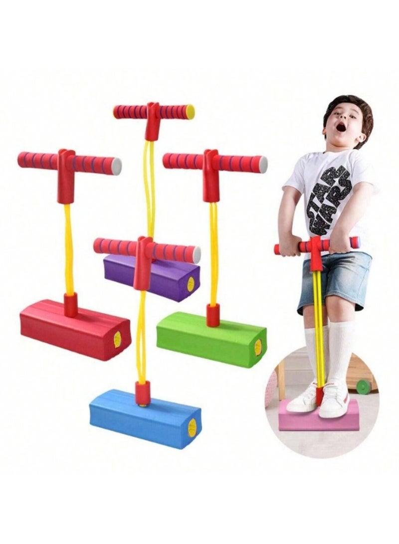 Generic Foam Pogo Jumper for Kids – Fun  Safe Jumping Toy with Squeaky Sound, Enhances Balance  Coordination, Soft Foam Base for Indoor  Outdoor Play, Ideal for Fitness, Sensory Training  Active Fun, Perfec - Image 1