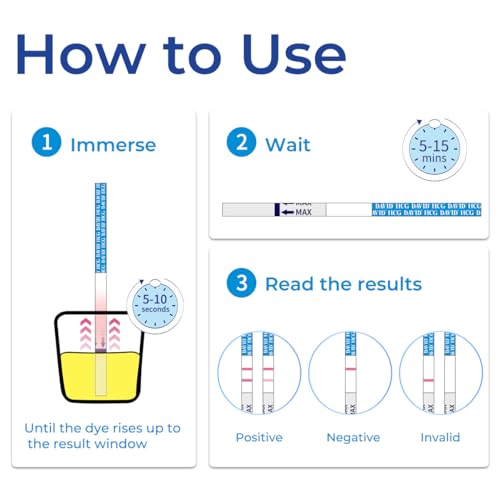DAVID Pregnancy Test Strips Early Detection HCG Test Strips for Women Rapid Early Results Over 99 Accurate up to 6 Days Before Missed Period 10 Count - Image 5