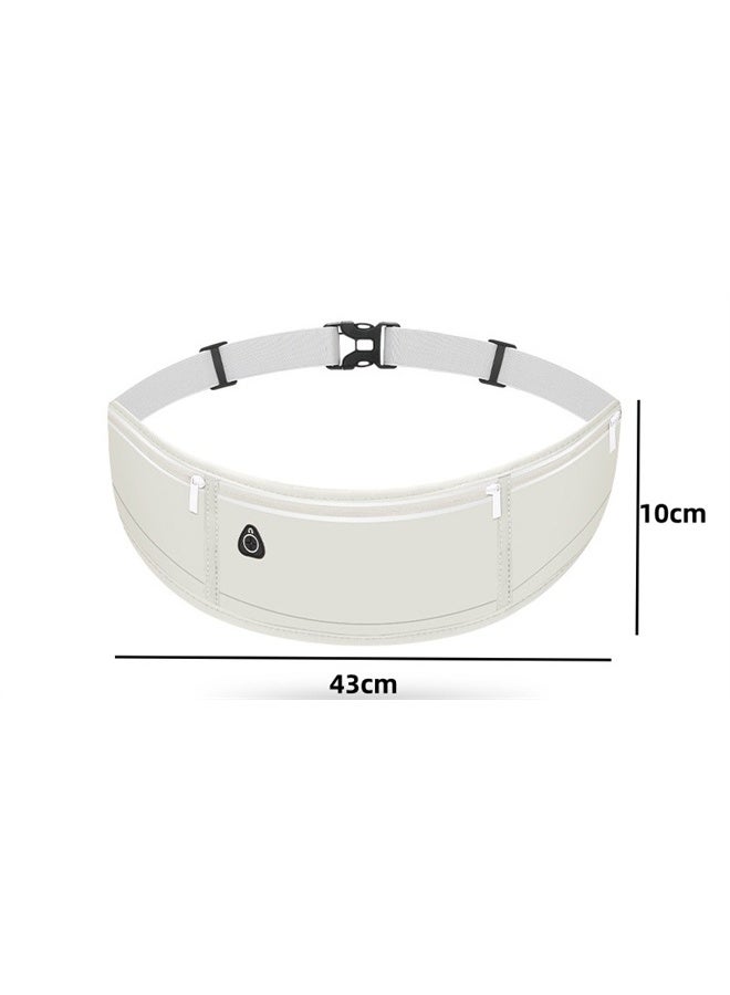 HOMESTAR Ultra Thin Running Belt For Women And Men, Jogging Training Runner's Small Bag Equipment Accessories, Running Jogging Bicycle Waist Bag, Grey - Image 5