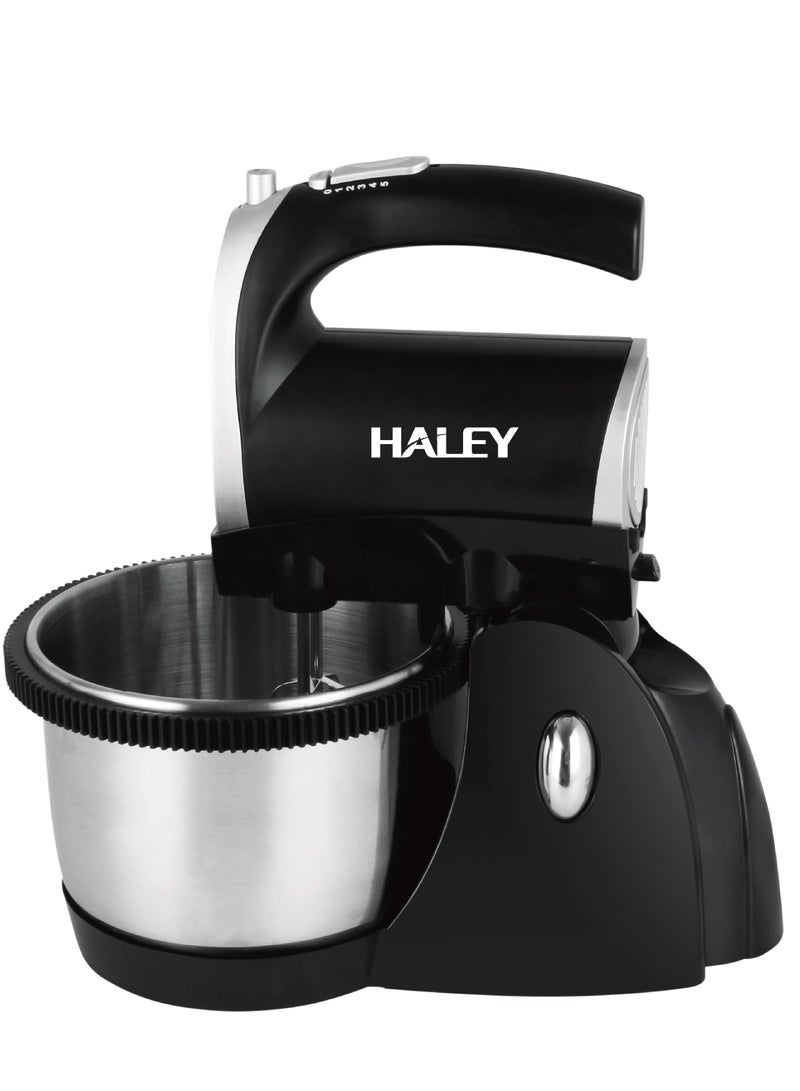 Haley خلاط هالي مع وعاء سعة 2.5 لتر، وخلاط عجين