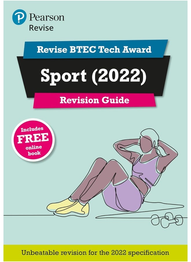 Pearson REVISE BTEC Tech Award Sport 2022 Revision Guide inc online edition - 2023 and 2024 exams and assessments  - Image 1