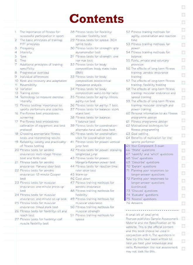 Pearson REVISE BTEC Tech Award Sport 2022 Revision Guide inc online edition - 2023 and 2024 exams and assessments  - Image 3