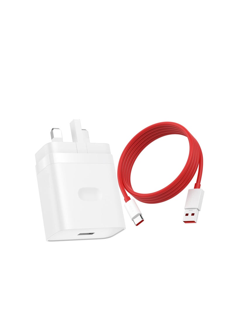 100W Type C Fast Wall Charger Compatible with Oneplus 13/12/12R/11/Nord N30/N20/N10 /10 PRO/9 PRO/8/8T/7/7T PRO/6T/5 5T/3/3t/Nord N100/N200/N300/Nord 2 /CE2 (  Not Original Oneplus charger) - Image 1