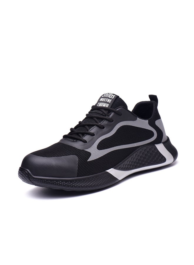 Old housekeeper Laoguanjia Safety Shoes For Men, Breathable Steel Toe, Anti-Smashing, Anti-Puncture, Functional Work Safety Shoes, Comfortable And Lightweight La203 42 - Image 5
