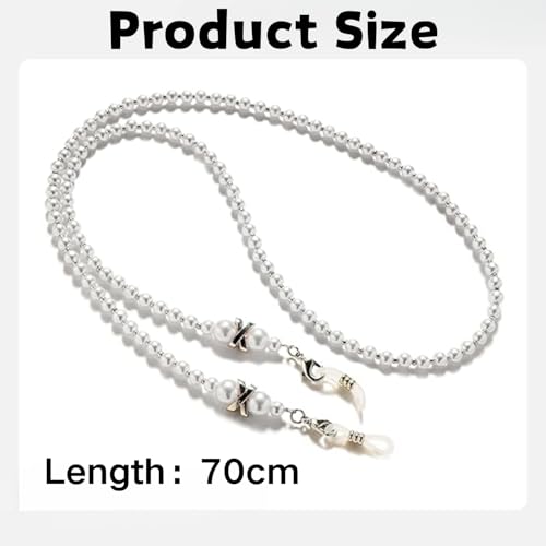 Flavizo Pearl Spectacles Chain for Women, Stylish Spectacle Holder Strap, Elegant Specs Chain for Daily Office Travel Use - Image 2