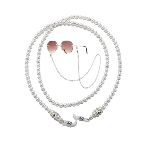 Flavizo Pearl Spectacles Chain for Women, Stylish Spectacle Holder Strap, Elegant Specs Chain for Daily Office Travel Use - Image 1