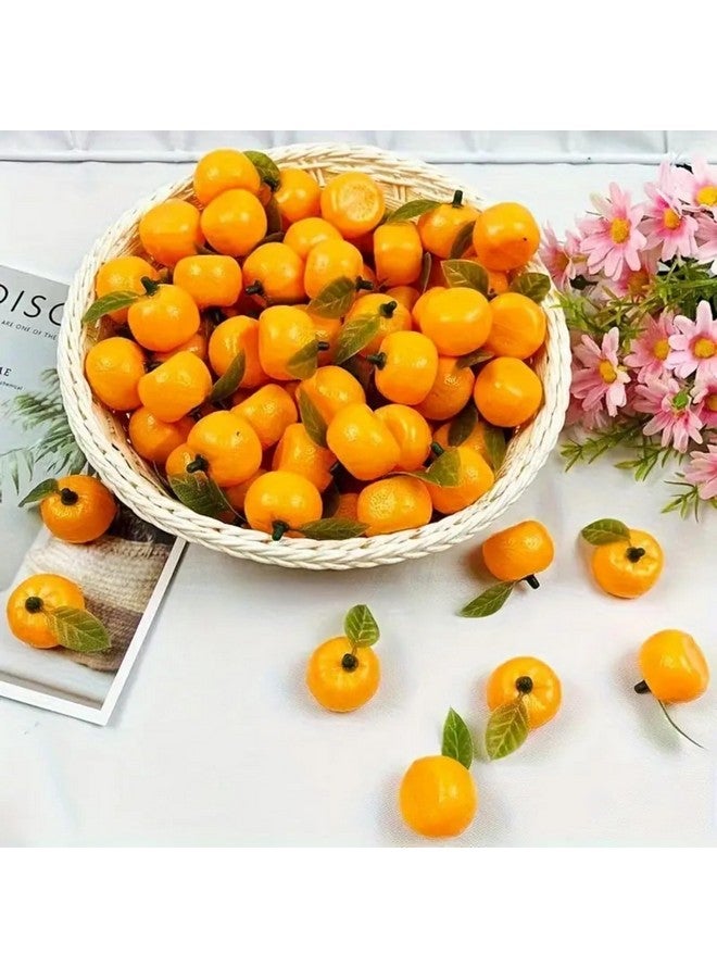 BabyMoon | Set of 20 | Baby Simulation Fake Mini Oranges Fruits | Artificial Plastic Fruit Model | Ornament Decoration | Photography Props Basket Display Filler Fruit - Image 1