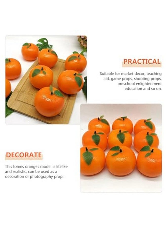 BabyMoon | Set of 20 | Baby Simulation Fake Mini Oranges Fruits | Artificial Plastic Fruit Model | Ornament Decoration | Photography Props Basket Display Filler Fruit - Image 2