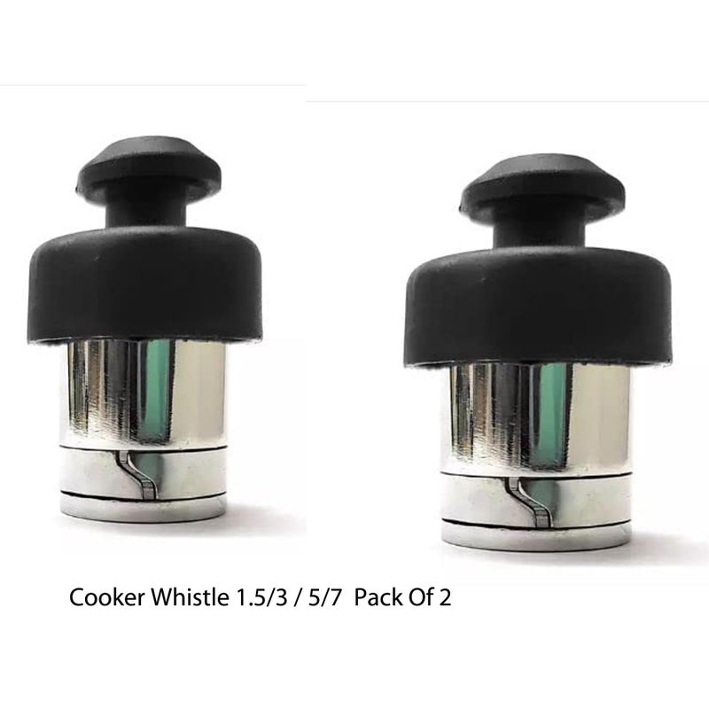 Vooli Pressure Cooker Rubber Gasket Suitable 3 Litre Contura Pressure Cooker, Hard Inner Lid Cooker, Handi Cooker, Induction Pack Of 2 Cooker Rubber 2 & Cooker Whistle 1.5/3 / 5/7 Set 2 Combo 4PS - Image 2