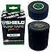 Shield Youth Turf Tape for Football Protective Skin Tape for Kids Prevents Turf Burns USA Made Waterproof 4Way Stretch 3 Wide Black Safe Flexible - Image 1