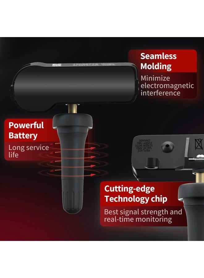 Marsflex TPMS Sensor Compatible for Jeep grand cherokee Dodge Ram 1500 Chrysler Fiat, Tire Pressure Monitoring System Replaces# 56029398AA, 56029398AB, 68241067AA, 68241067AB 433MHz - Image 4