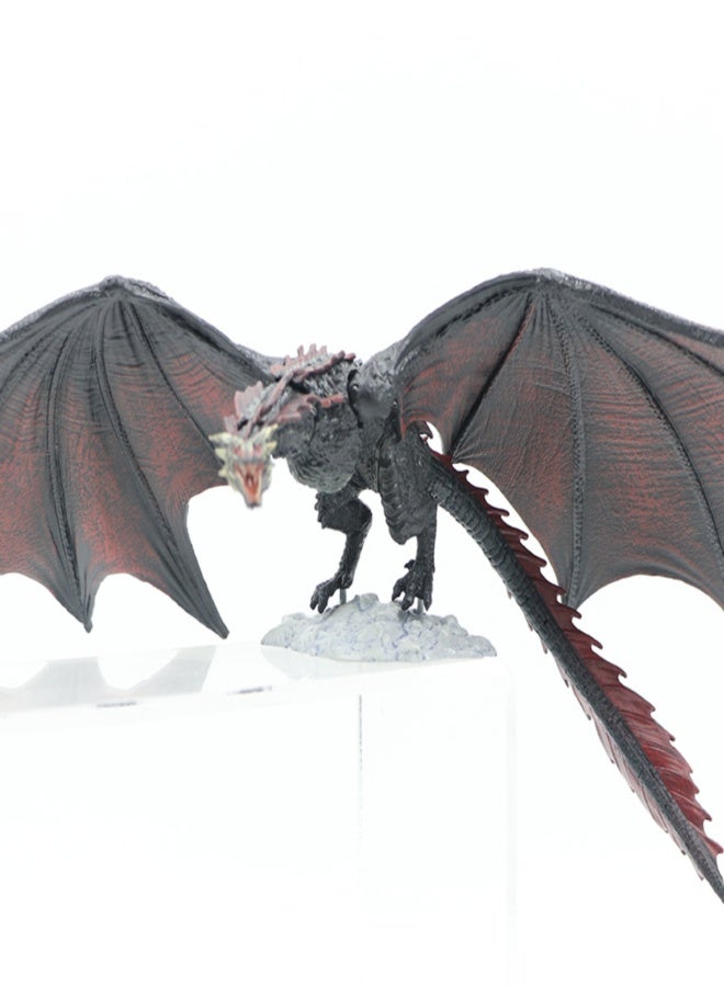 Black dragon, joint movable figure model, ornament box - Image 2