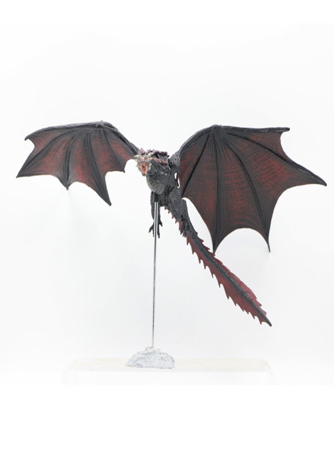 Black dragon, joint movable figure model, ornament box - Image 3