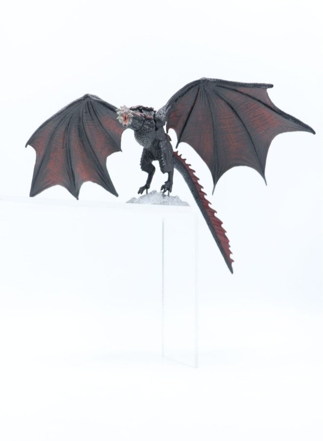Black dragon, joint movable figure model, ornament box - Image 1