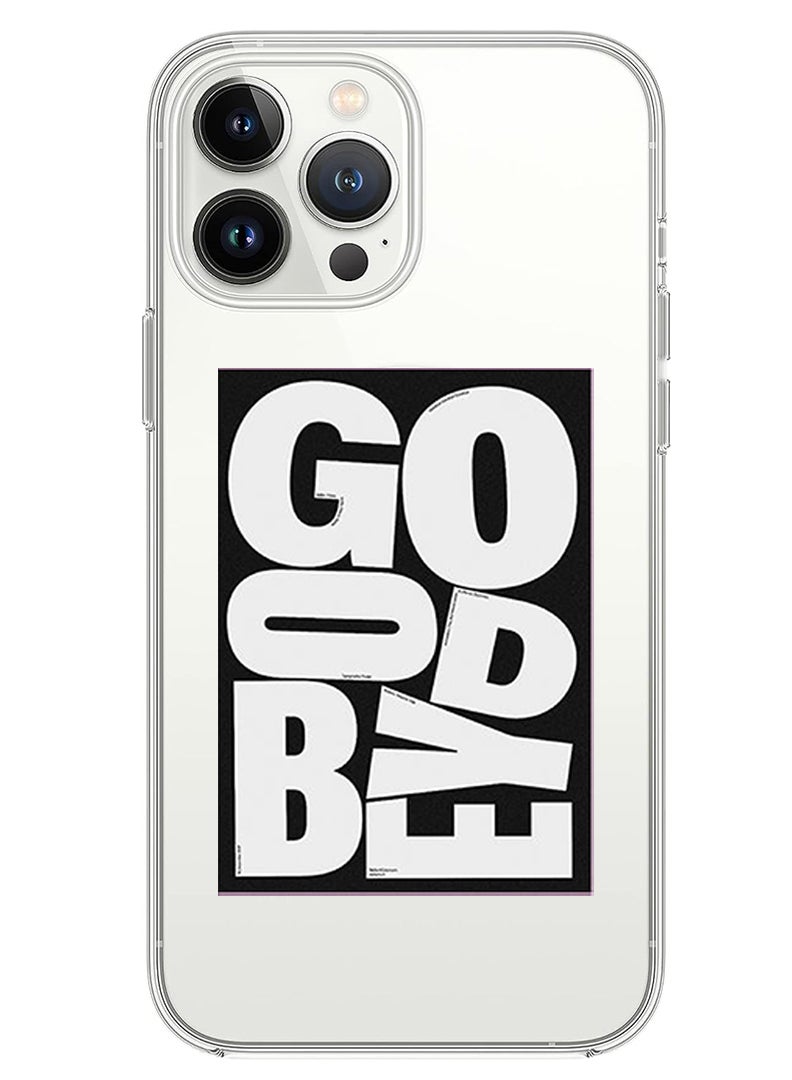 Theodor Magnetic Case for iPhone 13 Pro Max 6.7-inch Compatible with MagSafe Wireless Charging, Shockproof Phone Bumper Cover Goodbye copy - Image 1