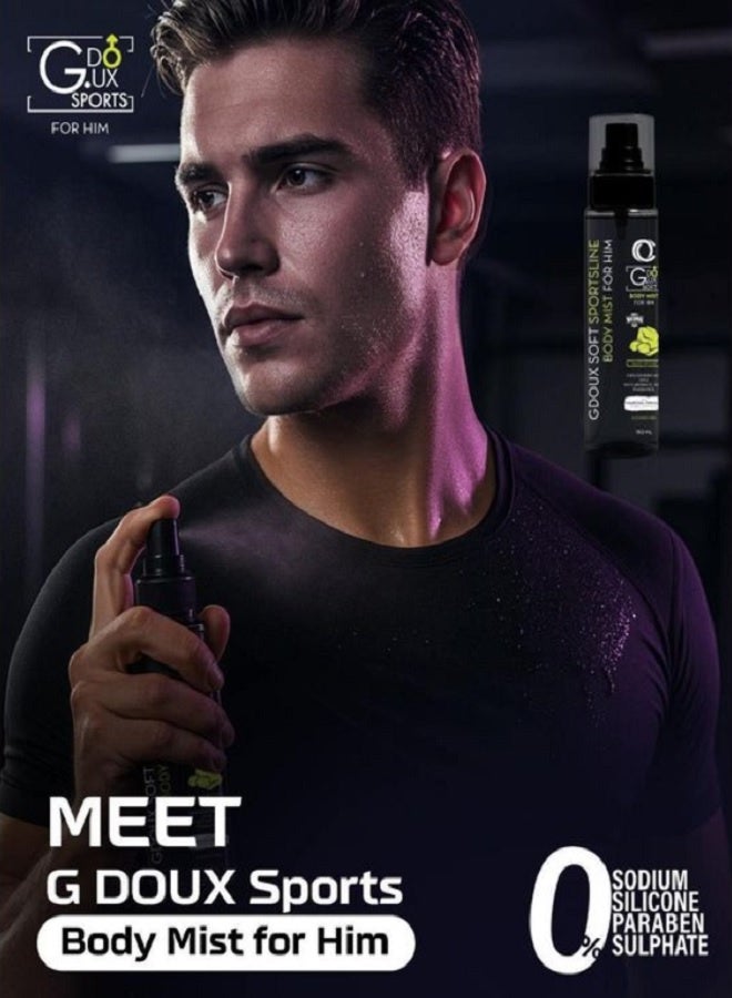 جي.دو بخاخ منعش للجسم للرجال - مجموعة الرياضة، 150 مل - Image 2