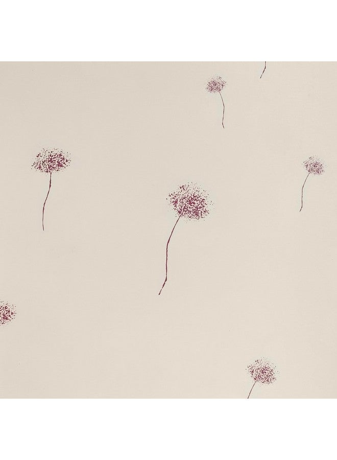 التعارف ورق جدران ذاتي اللصق باللون البيج الهندباء، ملصقات فينيل مقاومة للماء، ورق حائط من مادة PVC (45 سم × 304 سم) - Image 2