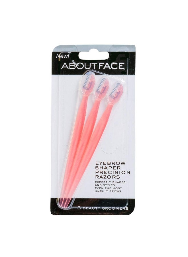 About Face Bout Face Fuzzfree Compact Facial Razors For Shaving & Exfoliating Includes 3 Beauty Groomers For Face Lips & Eyebrows  - Image 3