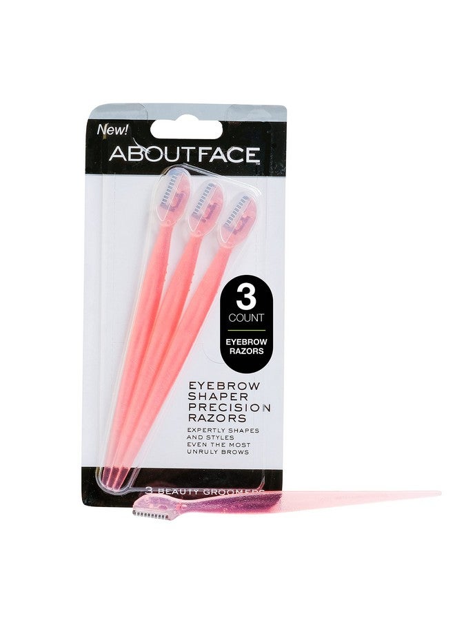 About Face Bout Face Fuzzfree Compact Facial Razors For Shaving & Exfoliating Includes 3 Beauty Groomers For Face Lips & Eyebrows  - Image 2