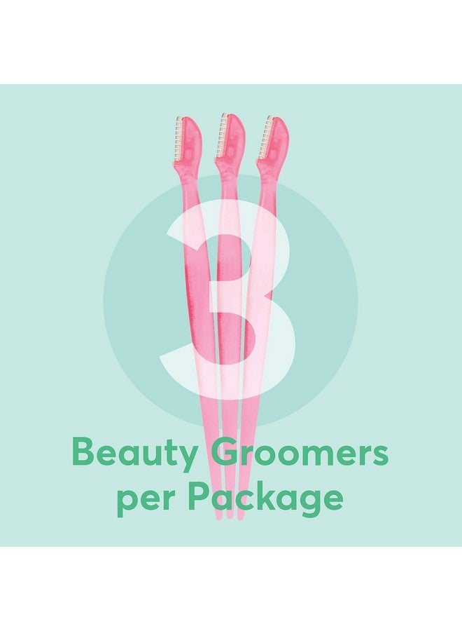 About Face Bout Face Fuzzfree Compact Facial Razors For Shaving & Exfoliating Includes 3 Beauty Groomers For Face Lips & Eyebrows  - Image 5