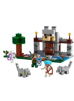 LEGO LEGO Minecraft The Wolf Stronghold Fortress Building Toy Set 21261  - Image 2
