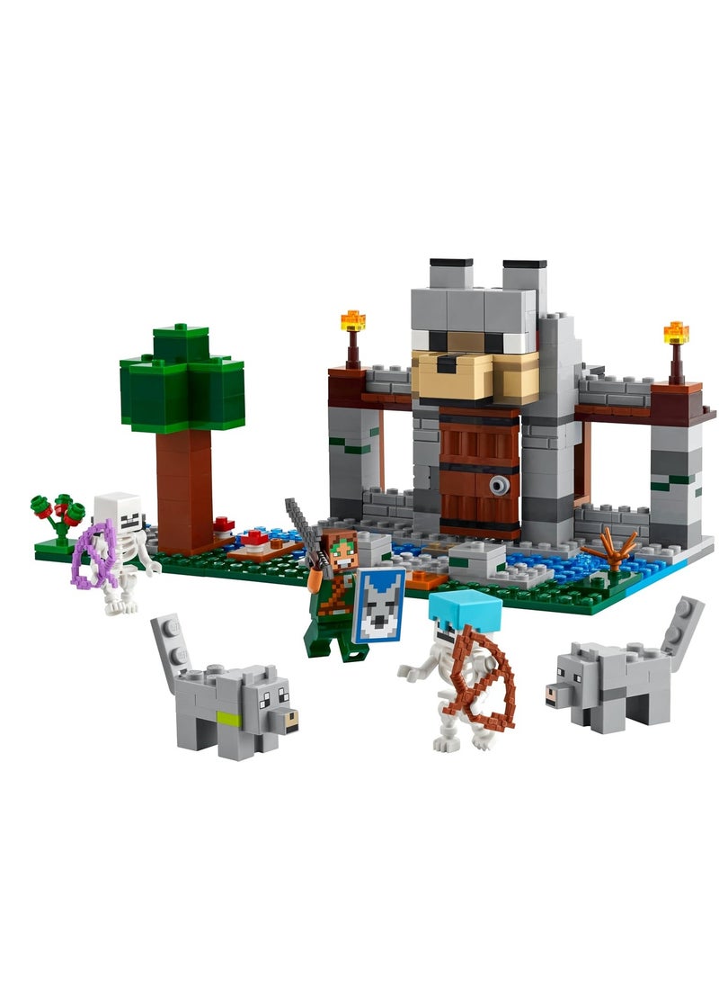 LEGO - LEGO Minecraft The Wolf Stronghold Fortress Building Toy Set 21261 - Image 1