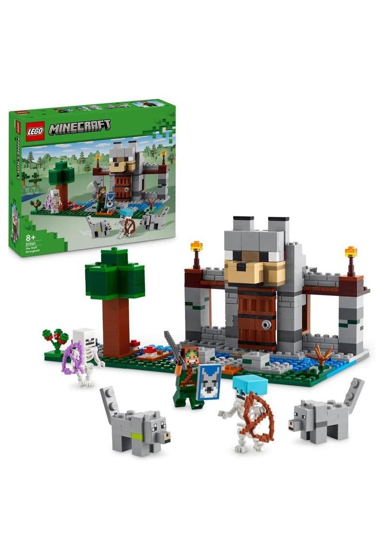 LEGO - LEGO Minecraft The Wolf Stronghold Fortress Building Toy Set 21261 - Image 1