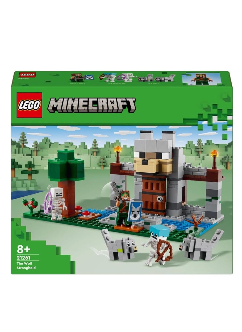 LEGO - LEGO Minecraft The Wolf Stronghold Fortress Building Toy Set 21261 - Image 1