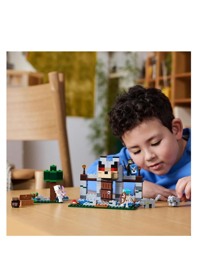 LEGO - LEGO Minecraft The Wolf Stronghold Fortress Building Toy Set 21261 - Image 1