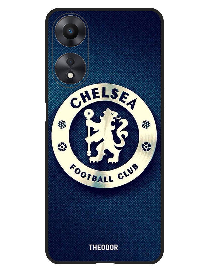 Theodor Protective Case Anti Scratch Shock Proof Bumper Cover For Oppo F23 5G Chelsea Blue - Image 1