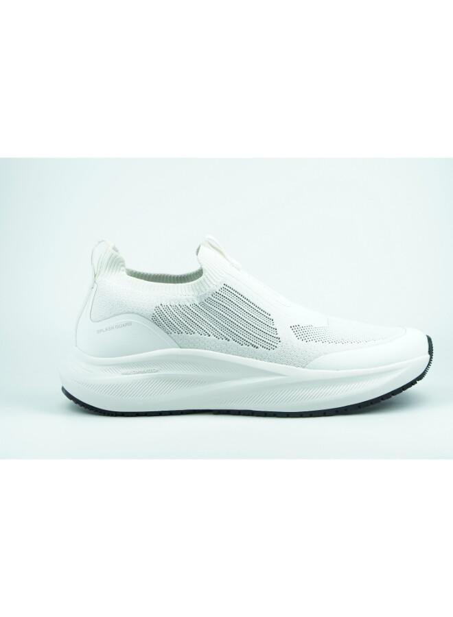 barjeel uno 008-3756 Barjeel Uno Mens Casual Slip in Shoes 689-004 White - Image 2