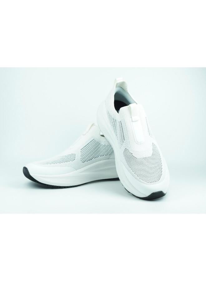 barjeel uno 008-3756 Barjeel Uno Mens Casual Slip in Shoes 689-004 White - Image 1