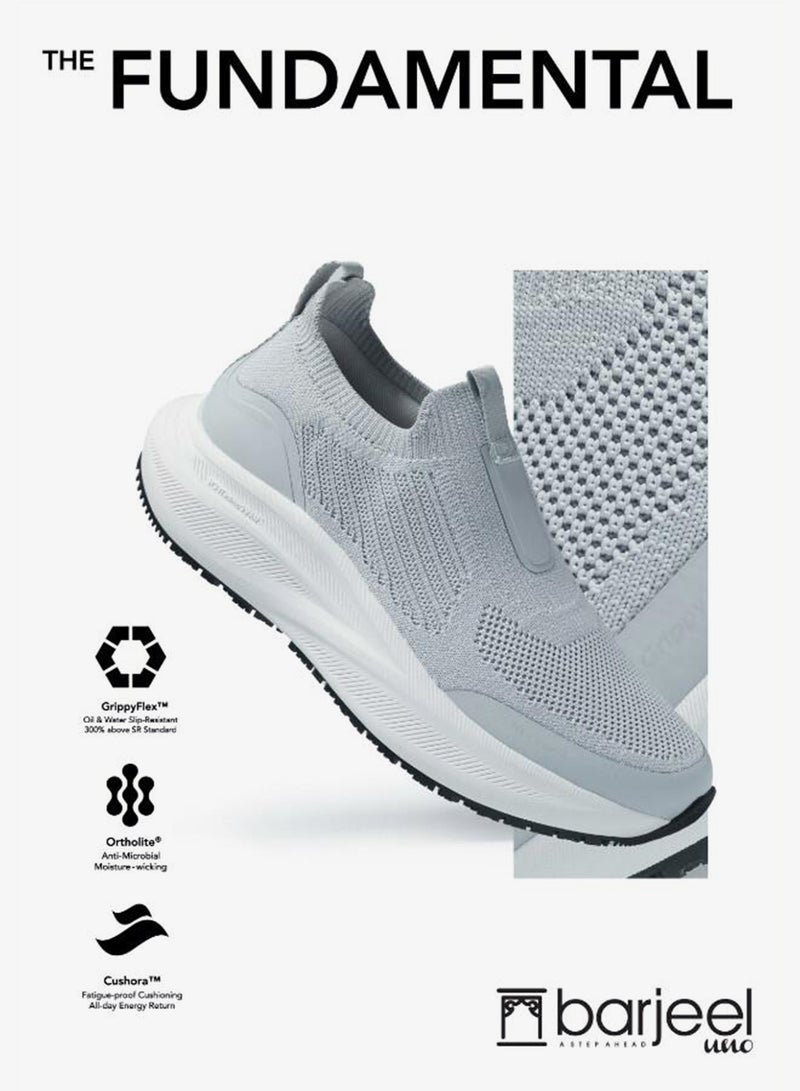 بارجيل أونو حذاء رجالي كاجوال سهل الارتداء بارجيل أونو أبيض - Image 5