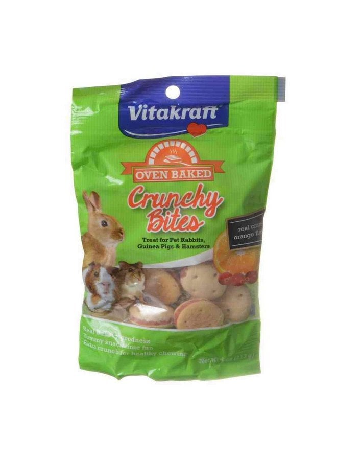 فيتاكرافت حلوى صغيرة من فيتاكرافت مخبوزة في الفرن ومقرمشة للحيوانات الأليفة - بنكهة التوت البري والبرتقال الحقيقية - 4 أونصة