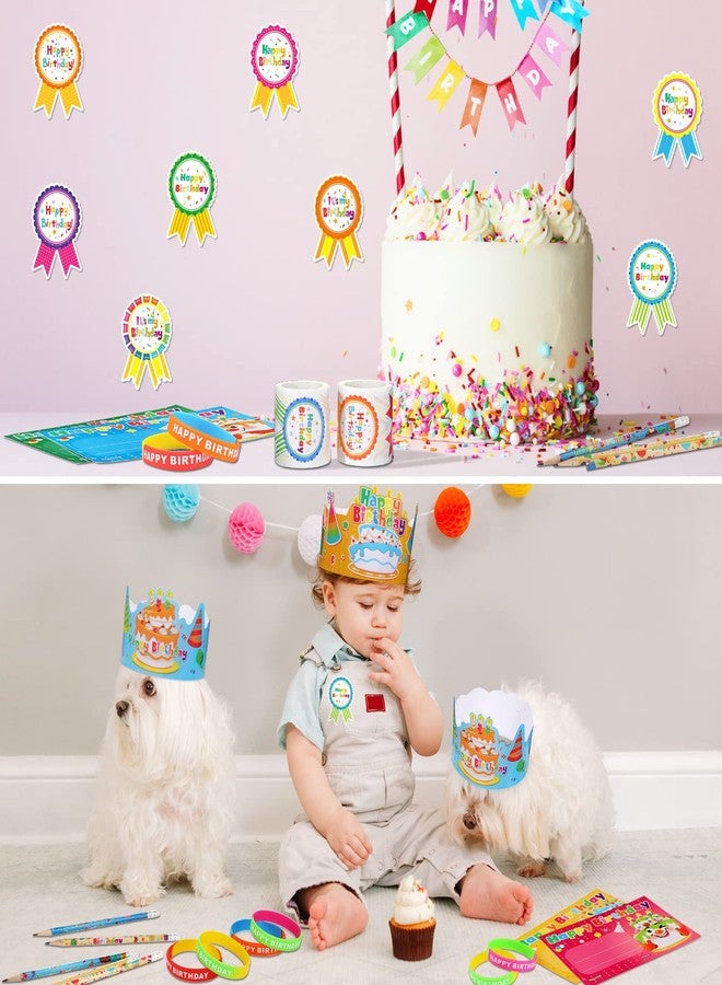 تيلينغ مجموعة عيد ميلاد سعيد من تيلينج، 264 قطعة، تيجان عيد ميلاد للأطفال في الفصول الدراسية، أقلام رصاص، ملصقات شارات، أساور سيليكون، شهادات تقدير لمعلمي المدرسة والطلاب، هدايا الحفلات - Image 3