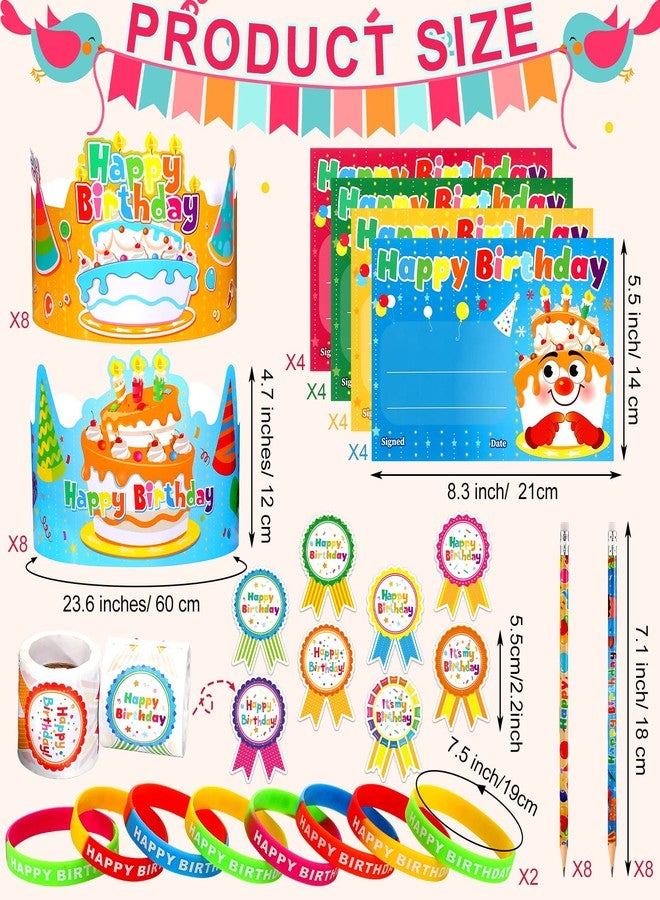 تيلينغ مجموعة عيد ميلاد سعيد من تيلينج، 264 قطعة، تيجان عيد ميلاد للأطفال في الفصول الدراسية، أقلام رصاص، ملصقات شارات، أساور سيليكون، شهادات تقدير لمعلمي المدرسة والطلاب، هدايا الحفلات - Image 2