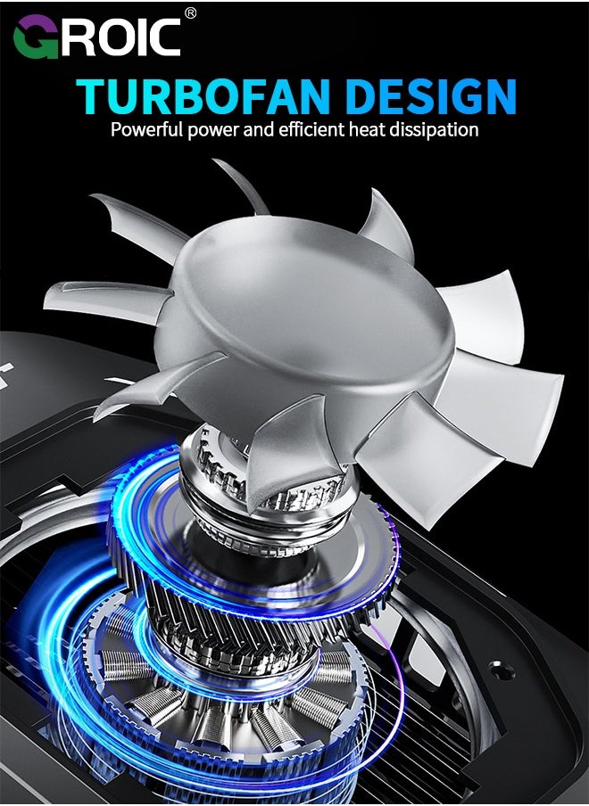 Gaming Phone Cooler Universal Fan With 3 Cooling Modes, RGB Lights for iPhone & Smartphones - Advanced Cooling & Charging, Ideal for Live Streaming and Gaming phone