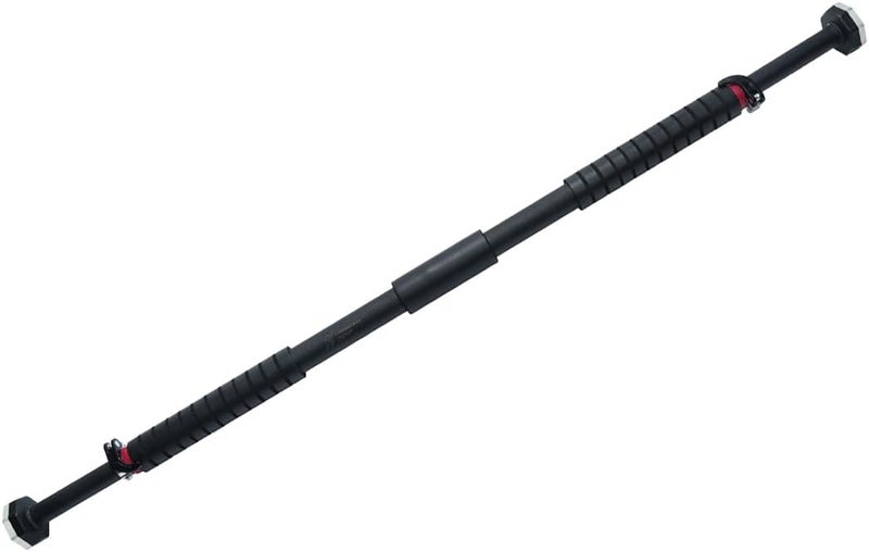 COMMANDO No-Drill Doorway Pull-Up Bar - Supports Up to 150 kg - Adjustable 90-130 cm - Door Frame Chin-Up Bar for Bodyweight Training and Home Workouts - Image 2