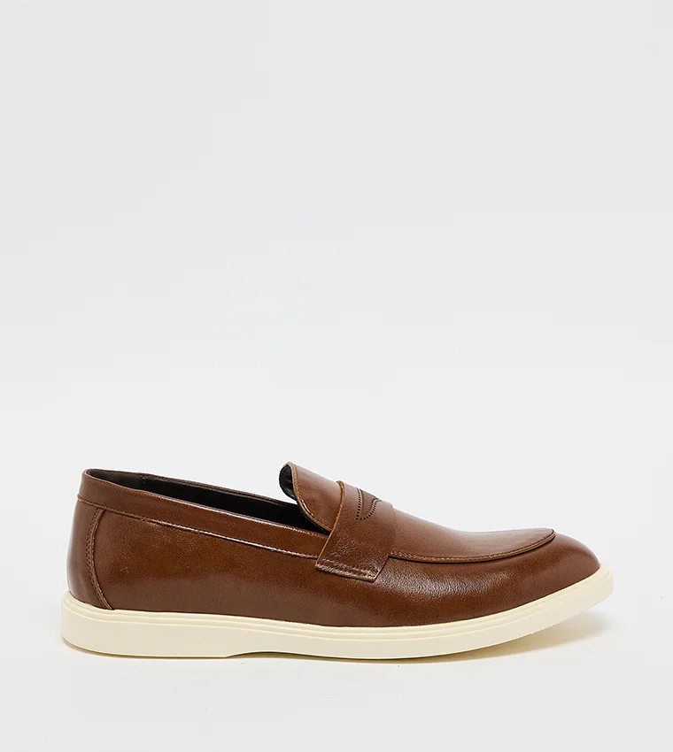 ستيف مادن Steve Madden Mmillo Men's Cognac Loafers