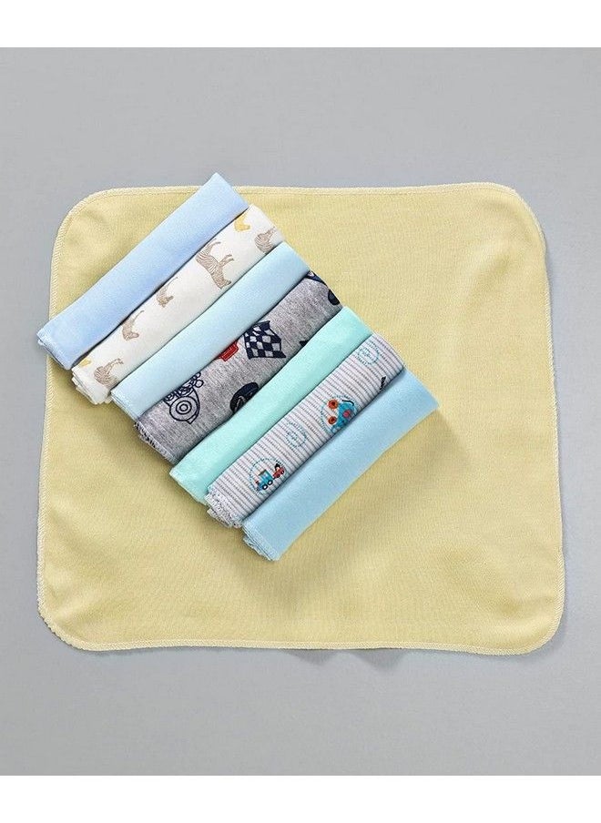 DOMENICO Cotton Baby Napkin Washcloths For New Bornwashable Napkin Hankies Soft Face Towelswashcloth For Baby Newborn Babies Extra Soft & Absorbent Hankies For Baby Sensitive  - Image 4