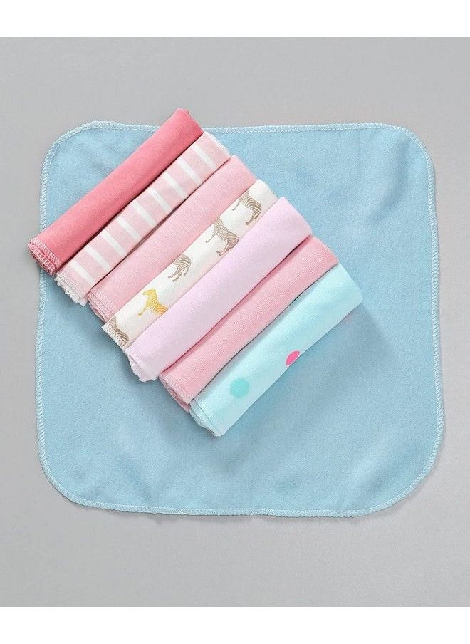 DOMENICO Cotton Baby Napkin Washcloths For New Bornwashable Napkin Hankies Soft Face Towelswashcloth For Baby Newborn Babies Extra Soft & Absorbent Hankies For Baby Sensitive  - Image 3