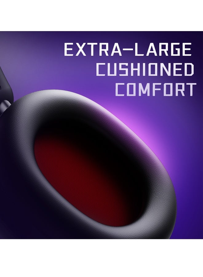 بيكن سماعة ألعاب لاسلكية 2.4G، صوت محيطي 7.1، سماعات ألعاب USB بتردد 2.4GHz مع ميكروفون لإلغاء الضوضاء بتقنية ENC، سماعة بلوتوث لجهاز الكمبيوتر، PS5، PS4، ماك وSwitch - Image 5