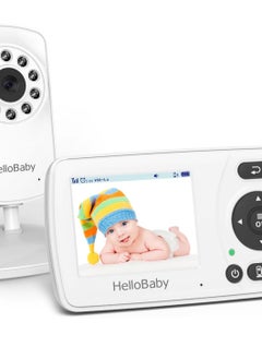 Hellobaby HelloBaby Monitor with Camera and Audio, 1000ft Long Range Video Baby Monitor-No WiFi, Night Vision, VOX Mode-Power Saving, 2.4'' Portable Travel Screen, Baby Safety Camera, for Baby/Pet, Plug & Play  - Image 1